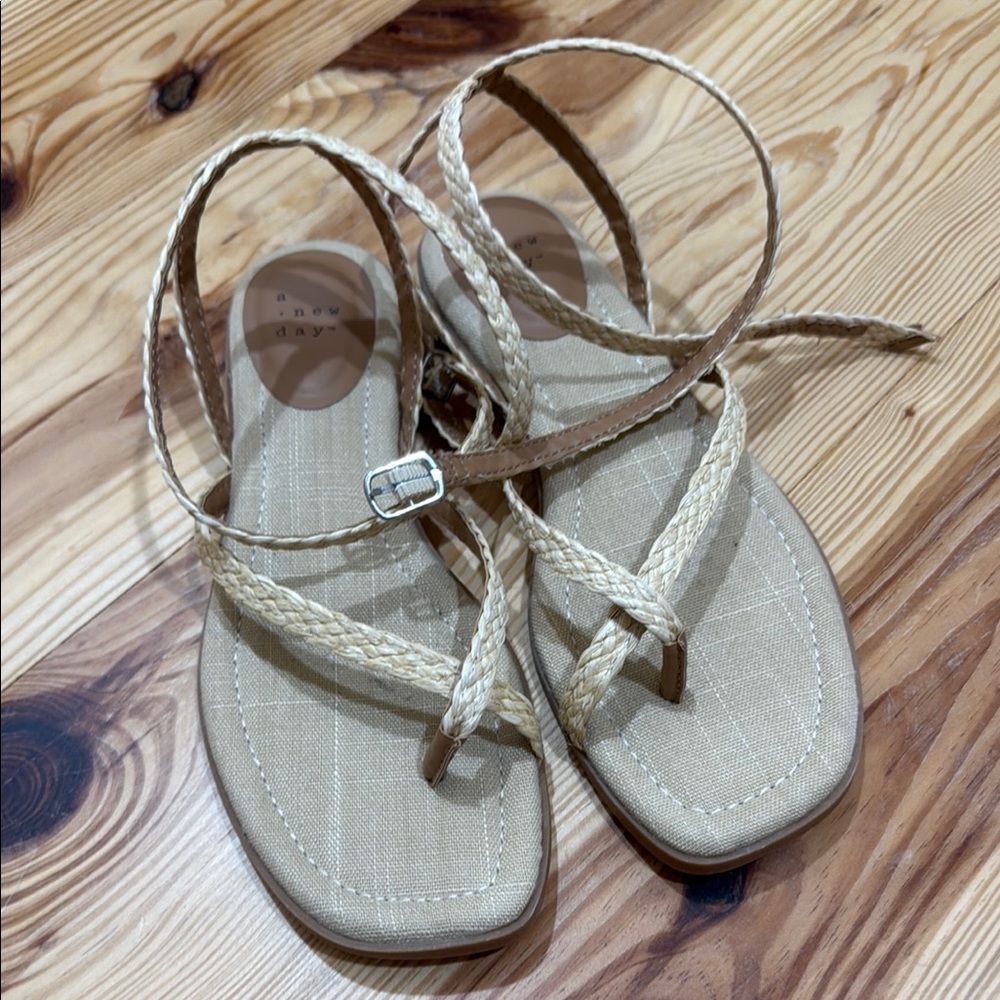 A New Day Sandals with Wrap-Around Straps